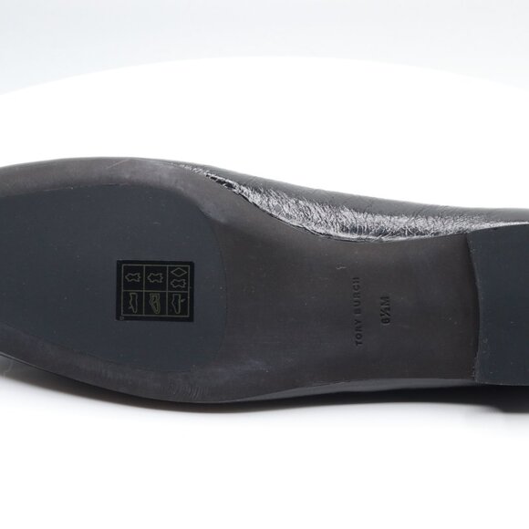 Tory Burch Women's Georgia Perfect Black Flats Wrinkle 6.5 US - Picture 6 of 6